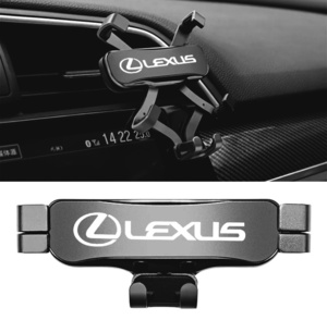 新品 レクサス 車載携帯 スマホホルダー LEXUS　ブラック LS LX LC GS ES IS RX RC NX UX CT