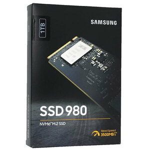 SAMSUNG製 SSD 980 MZ-V8V1T0B/IT 1TB [管理:1000018598]