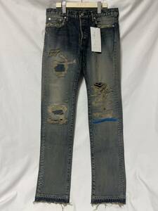 新品 2010 10ss UNDERCOVER ZOZO 限定 68 DENIM PANTS 68デニム 4 (E9501)(N-13-22)