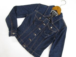 美品 キスキスジーンズ XOXO JEANS 長袖 デニムジャケット XS ブルー