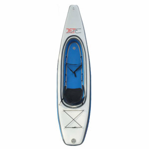 Jet Ocean Sport 【TOUR KAYAK 330】 BLUE 青/白 インフレータブルカヤック パドル付きフルセット 折りたためて専用バックに入ります