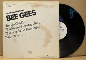 ■稀少!USプロモ盤・白ラベル/12inch■Bee Gees ビージーズ / Boogie Child, You Stepped Into My Life...etc PRO 013※JKT傷み多/美盤