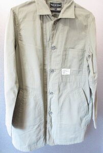 ★中古 ROUGH AND RUGGED ラフアンドラゲット ジャケット カーキ Sサイズ