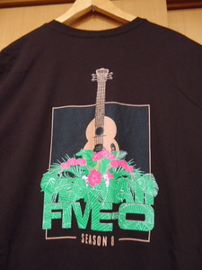 即決　ハワイ　ファイブオー　FIVE-O Season8 Ｔシャツ　こげ茶色　ＸＸＬ