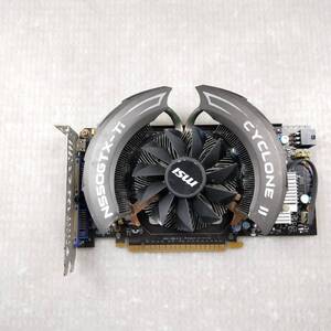 【中古パーツ】MSI N550GTX Ti MiniHDMI/DVI グラフィックポード /ビデオカード PCI-E ■XK860-2