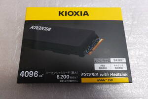 KIOXIA キオクシア EXCERIA With Heatsink PCIe Gen 4×4 SSD 4TB