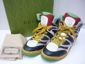 GUCCI グッチ バスケット ハイカット スニーカー 661312 37 a