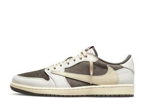 Travis Scott Nike Air Jordan 1 Low OG SP "Reverse Mocha/Sail and Ridgerock" 29.5cm DM7866-162