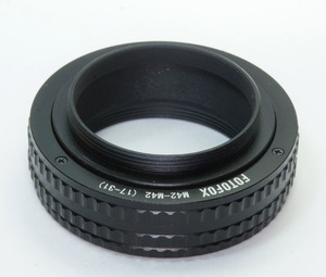 FOTOFOX M42-M42 17-31mm ヘリコイドリング 可変厚中間リング 直進式 フォーカシング・ヘリコイド 接写 引伸レンズ プロジェクタ