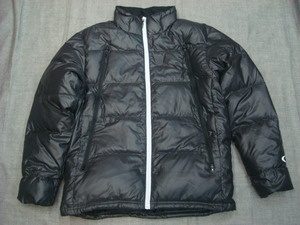 古着(上品)OAKLEYメンズRIPPED DOWN JACKET 2.0黒 Lサイズ