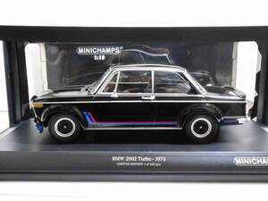 ☆送料無料・レア360台限定・PMA Minichamps ☆1/18 BMW 2002 Turbo Black 1973☆24.1110