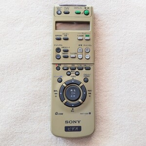 SONY RMT-V295 リモコン ソニー VHS ビデオデッキ ビデオ 全ボタン動作確認済み 赤外線送信確認済み 中古 送料無料 M10