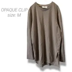 【オペークドットクリップ】OPAQUE CLIP 長袖カットソー ロンT M