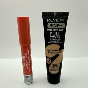 q965 未使用保管品など REVLON レブロン カラーステイ フルカバー ファンデーション N 175 NATURAL OCHRE バーム ステイン テスター