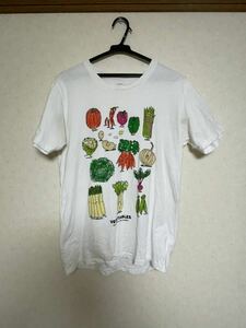 デザインTシャツストア☆グラフィックTシャツ☆半袖Tシャツ☆Mサイズ☆ベジタブルズ☆VEGETABLES☆ユースド☆綿100％☆ファッション