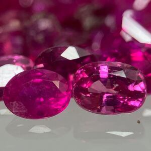 1円〜!!◆天然ルビーおまとめ50ct◆d 約10g ルース 裸石 宝石 ジュエリー jewerly rubyコランダム ルビーw3ゆ4