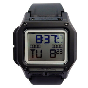 NIXON ニクソン REGULUS レグルス 腕時計 メンズ クオーツ デジタル 46mm BLACK/POSITIVE A1180-867-00