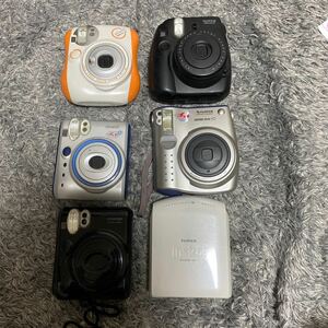 FUJIFILM チェキ instax mini 未確認 6台まとめ インスタントカメラ 富士フイルム ピアノブラック　など