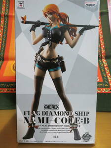 ◆ワンピース FLAG DIAMOND SHIP NAMI CODE：B 保管・未開封品※箱イタミ◆