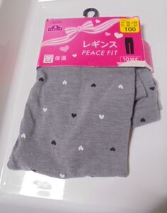 新品 TOPVALU トップバリュ PEACE FIT 100 子供用レギンス