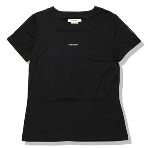 アイスブレーカー ゾーンニット ショートスリーブ ティー(レディース) インポートM ブラック #ITW22350-K W ZONEKNIT SS TEE ICEBREAKER