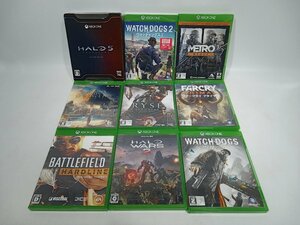 【動作未確認・ジャンク扱い】 Xbox One ソフト 9点まとめ売り ウォッチドッグス/メトロ リダックス/Halo 5 他 [4-2] No.2681