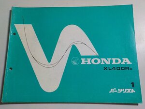 h3355◆HONDA ホンダ パーツカタログ XL４００RC 初版 昭和57年3月☆