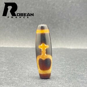 絶賛 EU製 定価5万円★ROBEAN・チベット天珠★パワーストーン アクセサリー 天然石 金運 お守り プレゼント 約38*11.5mm 1002H197