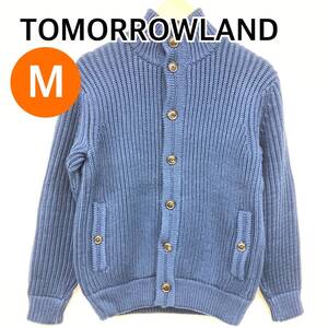 TOMORROWLAND トゥモローランド ジャケット ニット セーター カーディガン ネイビー系 レディース メンズ Mサイズ【CT566】