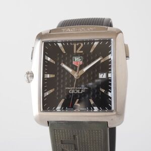 ジャンク タグホイヤー ゴルフ WAE1111-0 クォーツ タイガーウッズモデル TAG Heuer GOLF QZ 腕時計