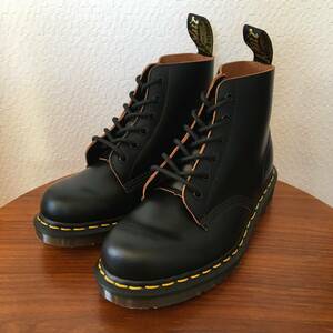 UK7.0（26.0cm）｜ドクターマーチン Dr.Martens VINTAGE 101 ヴィンテージ ENGLAND製 26075001 黒 6ホールブーツ YS 靴 (新品)(正規品)