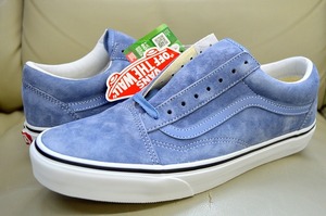 新品未使用 USA企画 VANS OLD SKOOL オールドスクール ピッグ スエード 撥水 Pig SUEDE ネイビー 定価10450円 US8 26センチ 革 送料無料