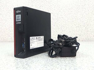 ■※ 【OS無】 現状品 富士通/FUJITSU デスクトップPC ESPRIMO G9010/H Corei3-10100/メモリ8GB/SSD256GB/ BIOS確認 片手で持てるサイズ