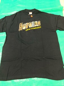 レア わりと初期 Supreme レター Tシャツ XL ネイビー シュプリーム ロゴ