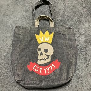 【美品】Vivienne Westwood ヴィヴィアンウエストウッド デニムトートバッグ ブラックデニム