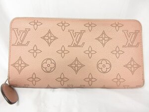 【ルイヴィトン LOUIS VUITTON】M82775 ジッピーウォレット マナヒ ローズ 長財布 (レディース) ラウンドジップ ライトピンク □3LE3837□