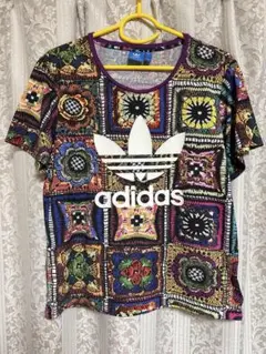 adidas プリントTシャツ Lサイズ