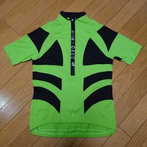 美品 ETXEONDO エチュオンド サイクルジャージ グリーン M 緑 半袖 スペイン製 自転車 ロードバイク