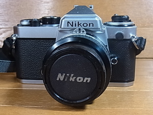 Nikon FE ニコン ボディ シルバー レンズ 　NIKKOR 50mm 1:1.4　ジャンク