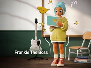 【未開封】popmart Peach Riot Rise Up シリーズ フィギュア Frankie The Boss送料無料