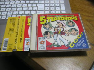 5 TEARDROPS! ファイヴ・ティアドロップス / GOO! 帯付CD HILLBILLY BOPS CADILLAC BLACK CATS BOTS CREAM SODA FIVE TEARDROPS 