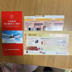 JAL 株主優待 日本航空　株主優待券×２　冊子×1　有効期間2024.12.01-2026.05.31