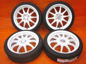 Y4】新品セット☆WORK エモーション EMOTION ZR10 AZW ホワイト 16インチ 5.5J +45 PCD100 4H KENDA KAISER KR20 165/45R16 軽自動車☆