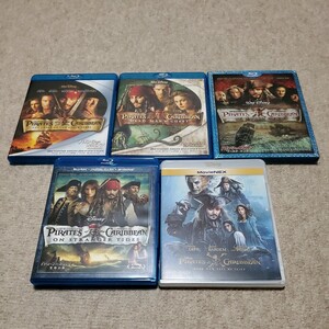 洋画　Blu-ray Disc　PIRATES　OF　THE　CARIBBAN1~5　パイレーツ・オブ・カリビアン1~5セット　