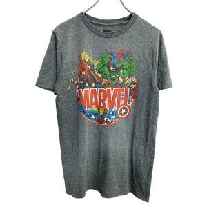 MARVEL 半袖 プリント Tシャツ Sサイズ マーベル キャラクター グレー 古着卸 アメリカ仕入 t2407-3713