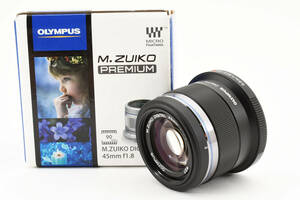 ★極上品★OLYMPUS オリンパス M.ZUIKO DIGITAL 45mm F1.8　★元箱付き　#1181L0811