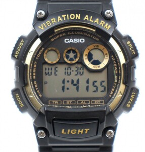 ◆ 1円 ～ 稼働品 CASIO / カシオ W-735H VIBRATION ALARM バイブレーションアラーム デジタル腕時計 メンズ腕時計 150929