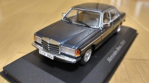 即決　PMA　MERCEDES　BENZ　特注　純正　メルセデスベンツ　230E　ラピスブルー　W123　1/43　絶版　レア