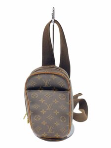 LOUIS VUITTON◆ポシェット・ガンジュ_モノグラム・キャンバス_BRW/PVC/BRW//