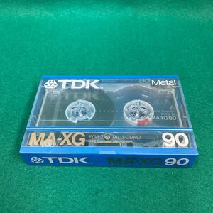 未開封 TDK Metal MA-XG 90 カセットテープ メタル 当時物 昭和レトロ